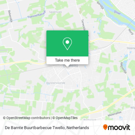 De Barnte Buurtbarbecue Twello map