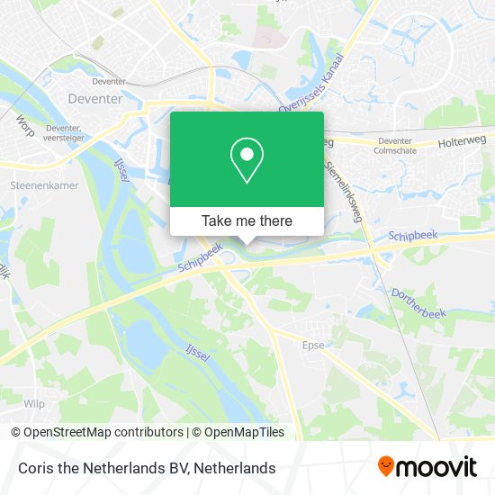 Coris the Netherlands BV map