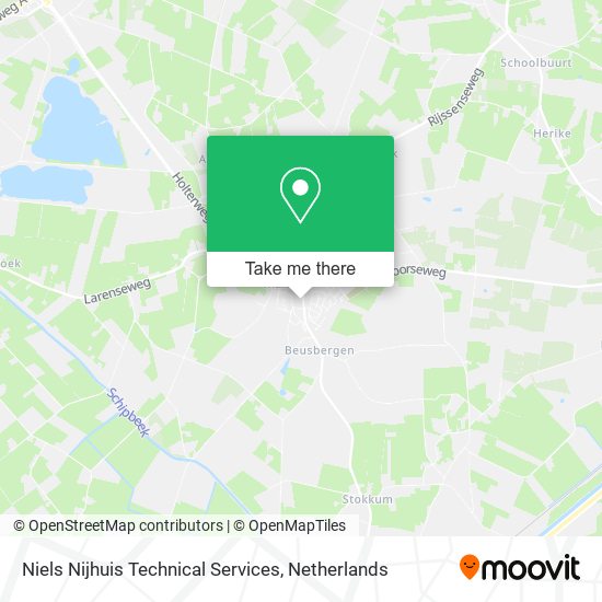 Niels Nijhuis Technical Services map