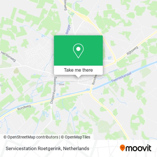 Servicestation Roetgerink map