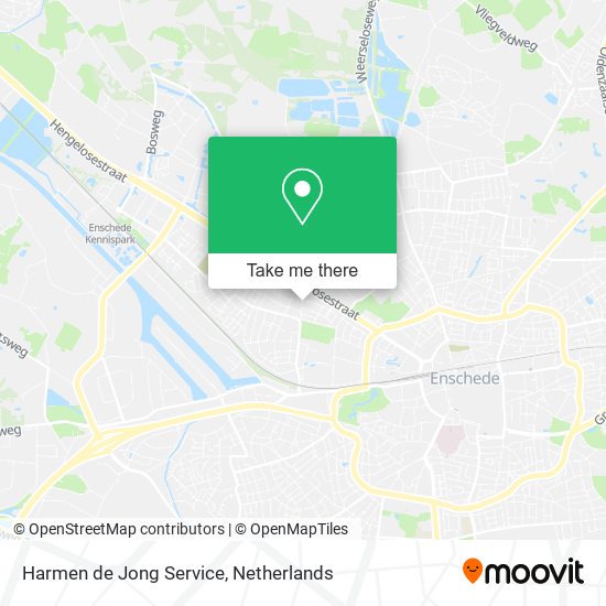 Harmen de Jong Service map