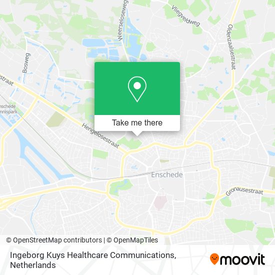 Ingeborg Kuys Healthcare Communications map