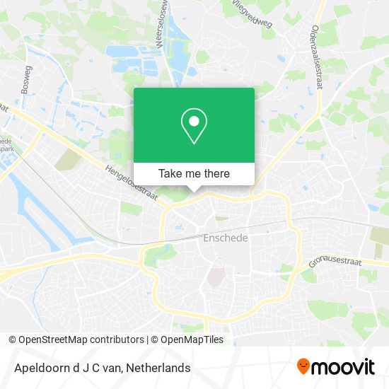 Apeldoorn d J C van map