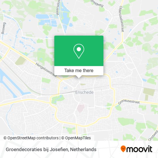 Groendecoraties bij Josefien Karte