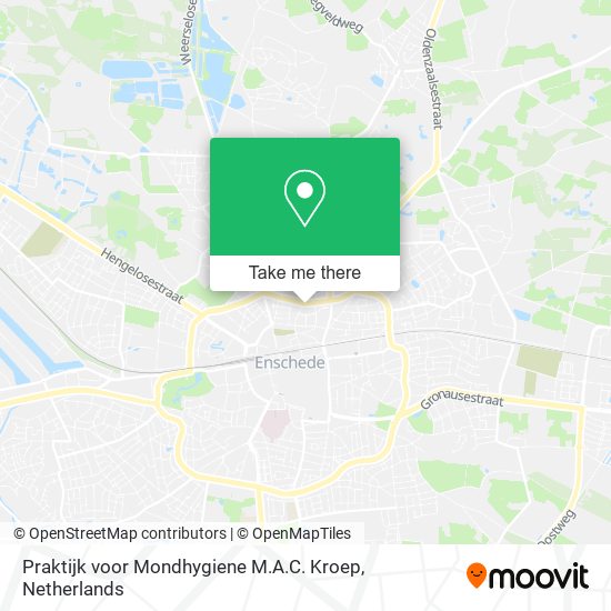 Praktijk voor Mondhygiene M.A.C. Kroep Karte