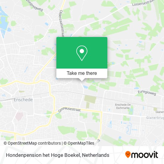 Hondenpension het Hoge Boekel Karte