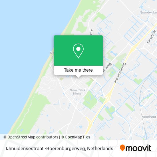 IJmuidensestraat -Boerenburgerweg map