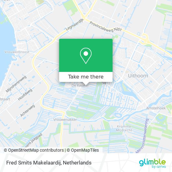 Fred Smits Makelaardij map