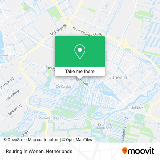 Reuring in Wonen map