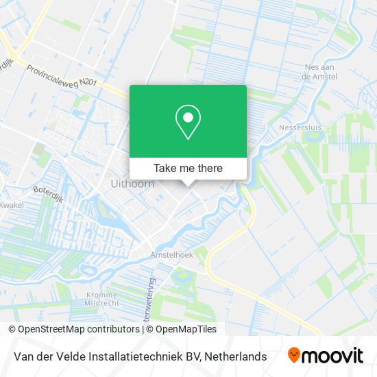 Van der Velde Installatietechniek BV Karte