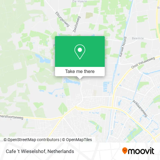 Cafe 't Wieselshof map
