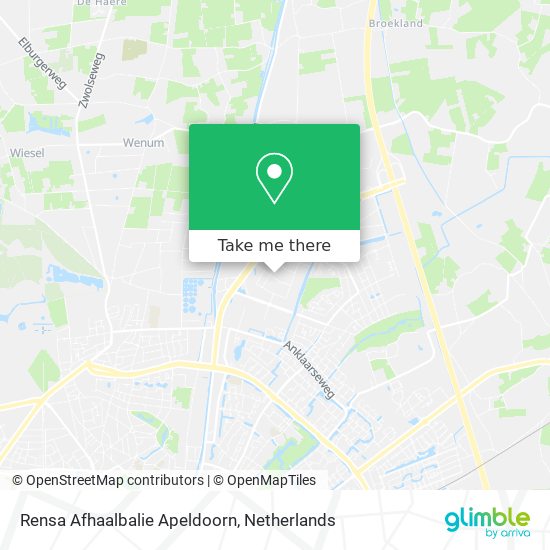 Rensa Afhaalbalie Apeldoorn map