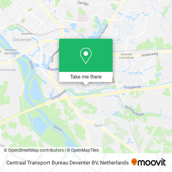 Centraal Transport Bureau Deventer BV map
