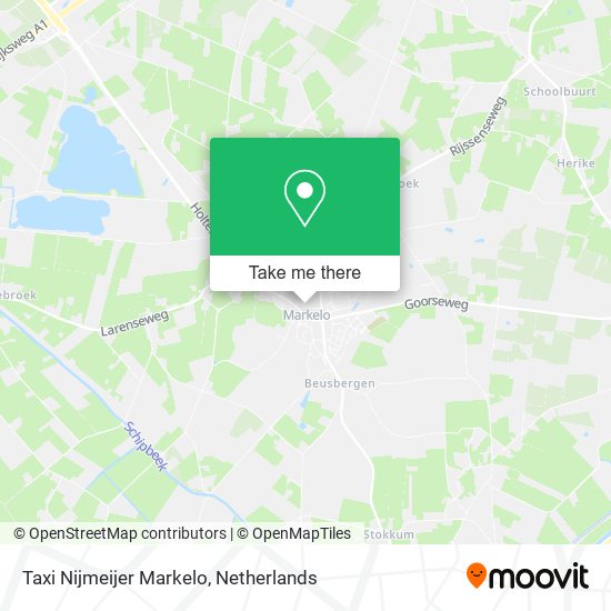 Taxi Nijmeijer Markelo map