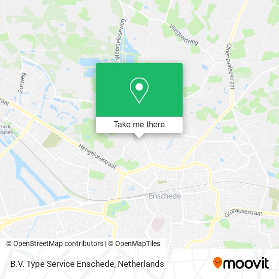 B.V. Type Service Enschede map