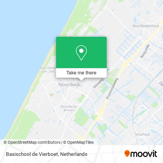 Basischool de Vierboet map