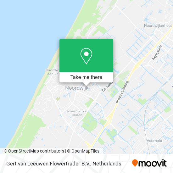 Gert van Leeuwen Flowertrader B.V. map