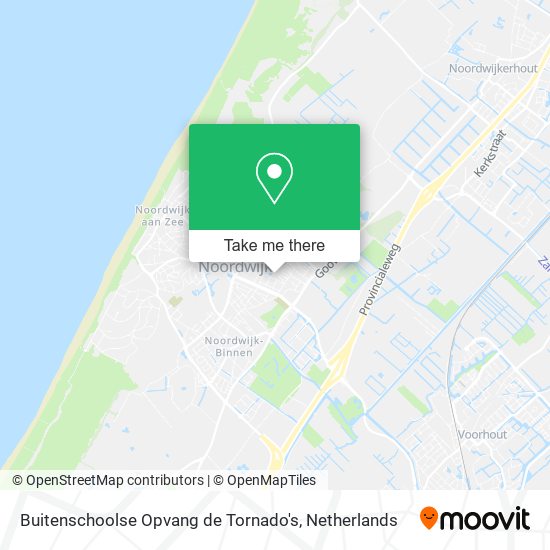 Buitenschoolse Opvang de Tornado's map