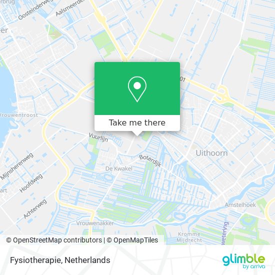 Fysiotherapie map