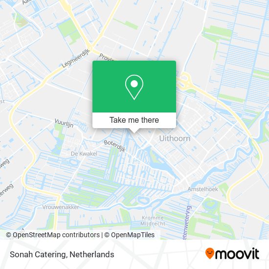 Sonah Catering map