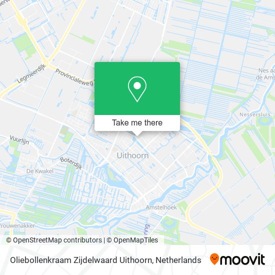 Oliebollenkraam Zijdelwaard Uithoorn map