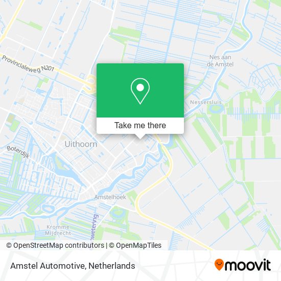 Amstel Automotive map