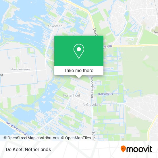 De Keet map