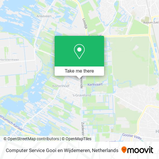 Computer Service Gooi en Wijdemeren Karte