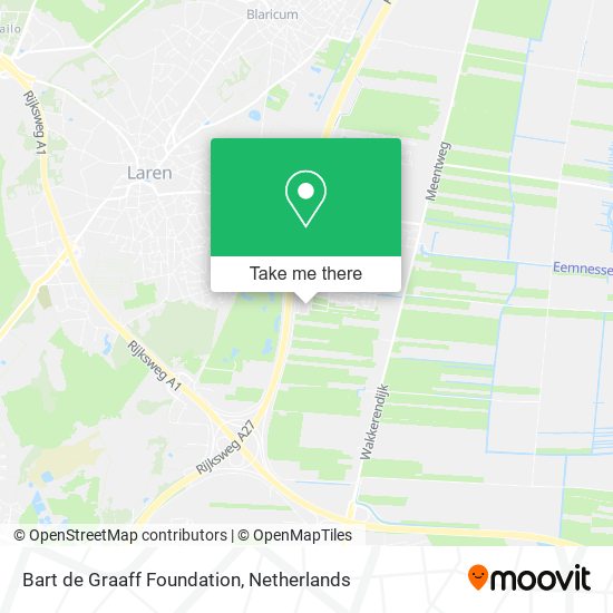 Bart de Graaff Foundation map