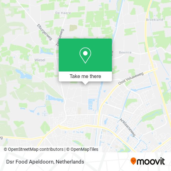 Dsr Food Apeldoorn map