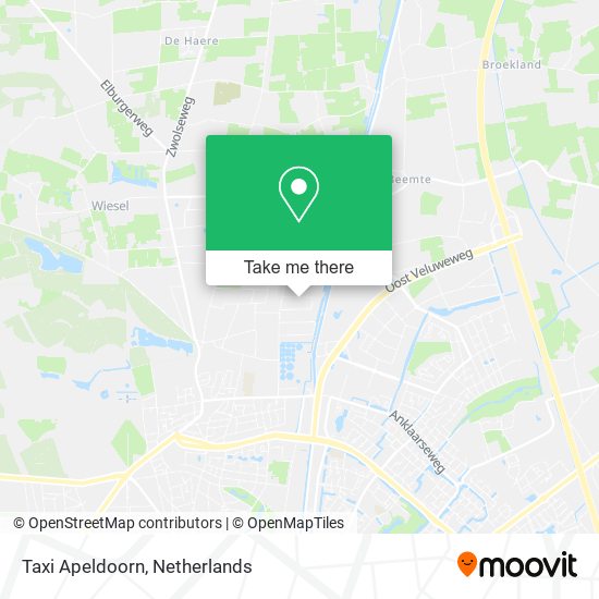 Taxi Apeldoorn Karte