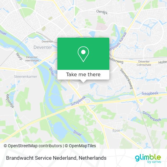 Brandwacht Service Nederland Karte