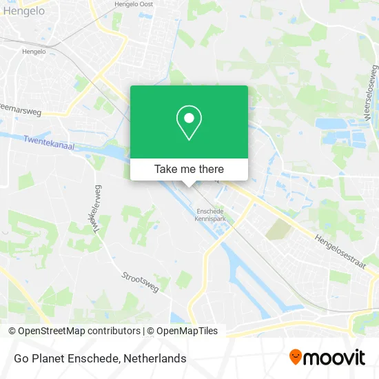 Go Planet Enschede map