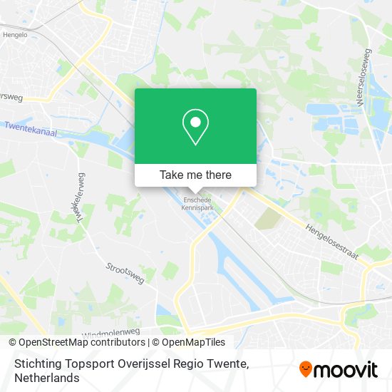 Stichting Topsport Overijssel Regio Twente Karte