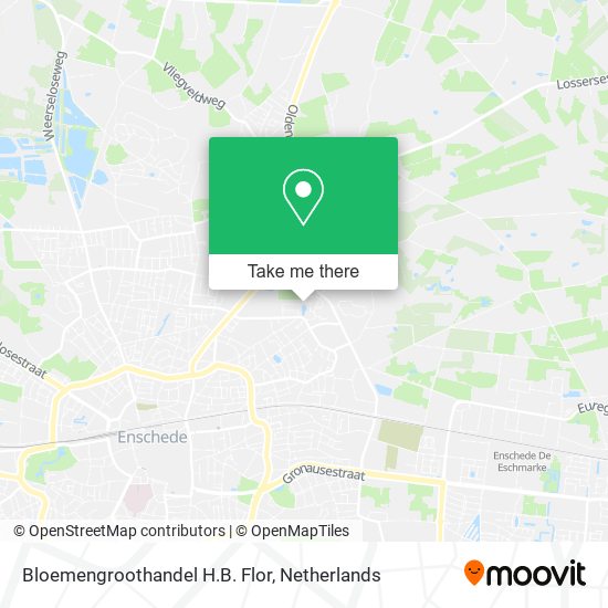 Bloemengroothandel H.B. Flor map