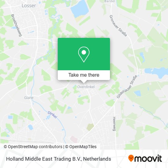 Holland Middle East Trading B.V. map