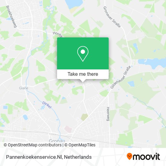 Pannenkoekenservice.Nl map
