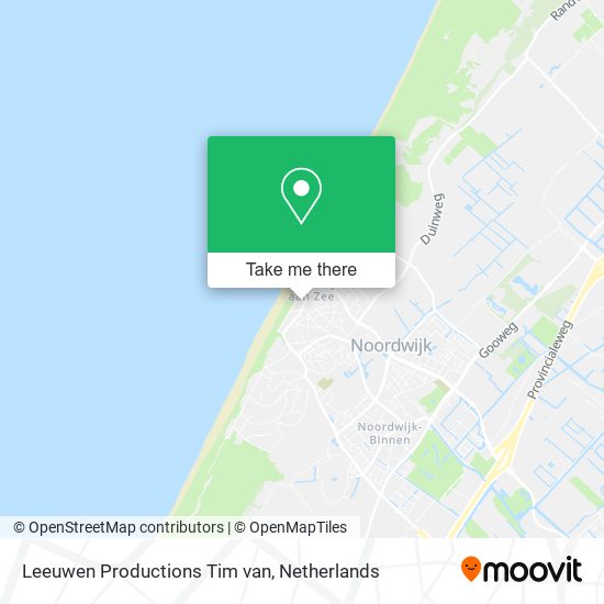 Leeuwen Productions Tim van map