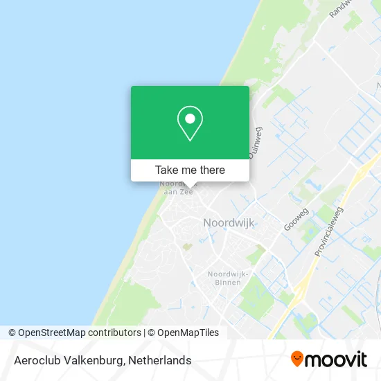 Aeroclub Valkenburg map