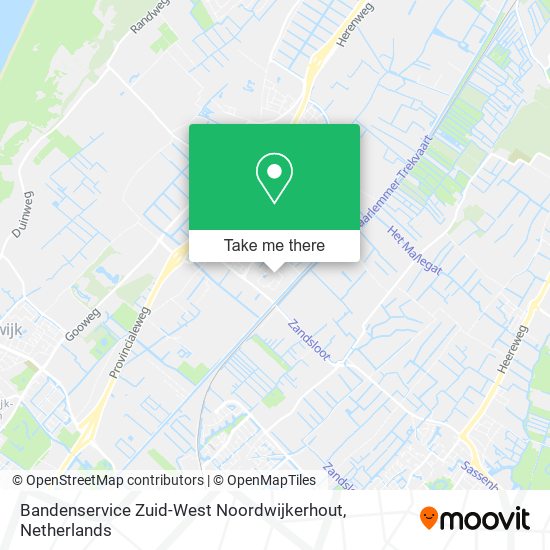 Bandenservice Zuid-West Noordwijkerhout Karte