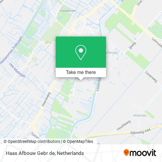 Haas Afbouw Gebr de map