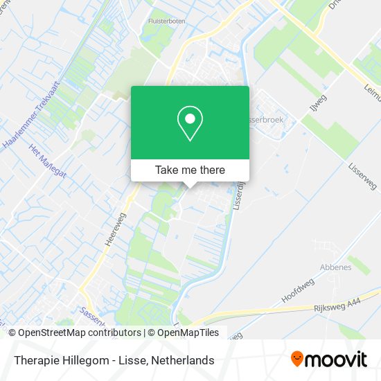 Therapie Hillegom - Lisse map