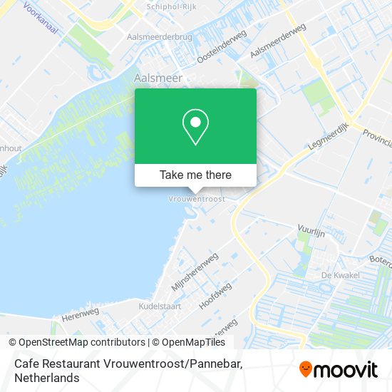 Cafe Restaurant Vrouwentroost / Pannebar map