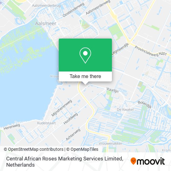 Central African Roses Marketing Services Limited map