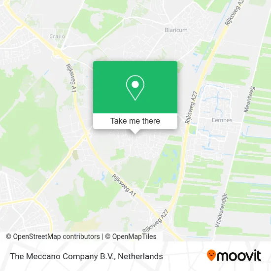 The Meccano Company B.V. map