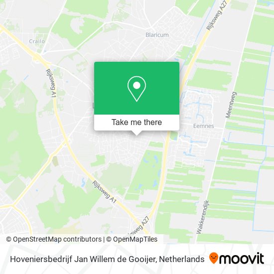 Hoveniersbedrijf Jan Willem de Gooijer map