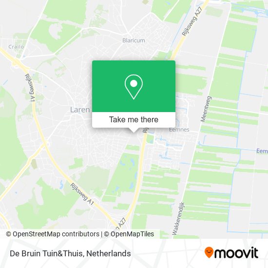 De Bruin Tuin&Thuis map