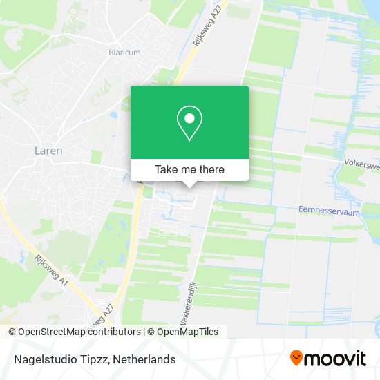 Nagelstudio Tipzz map