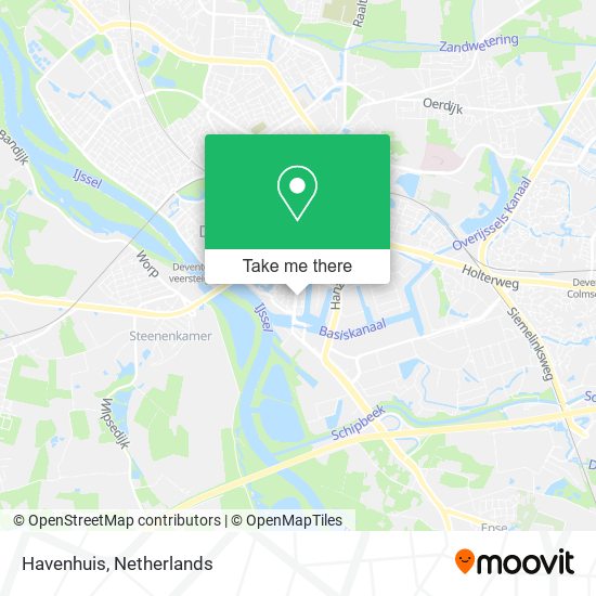 Havenhuis map