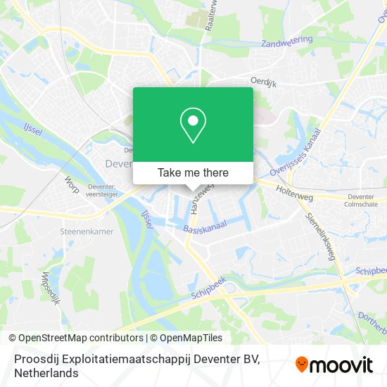 Proosdij Exploitatiemaatschappij Deventer BV Karte